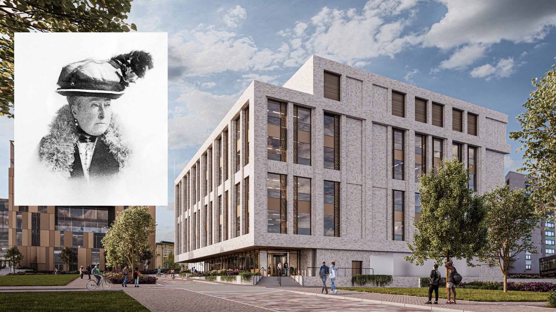 Artists impression of the Emily Siddon Building