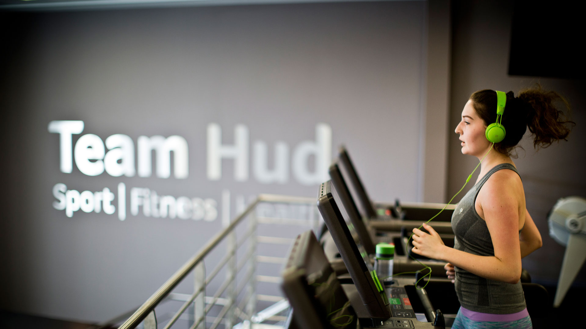 Woman on treadmill